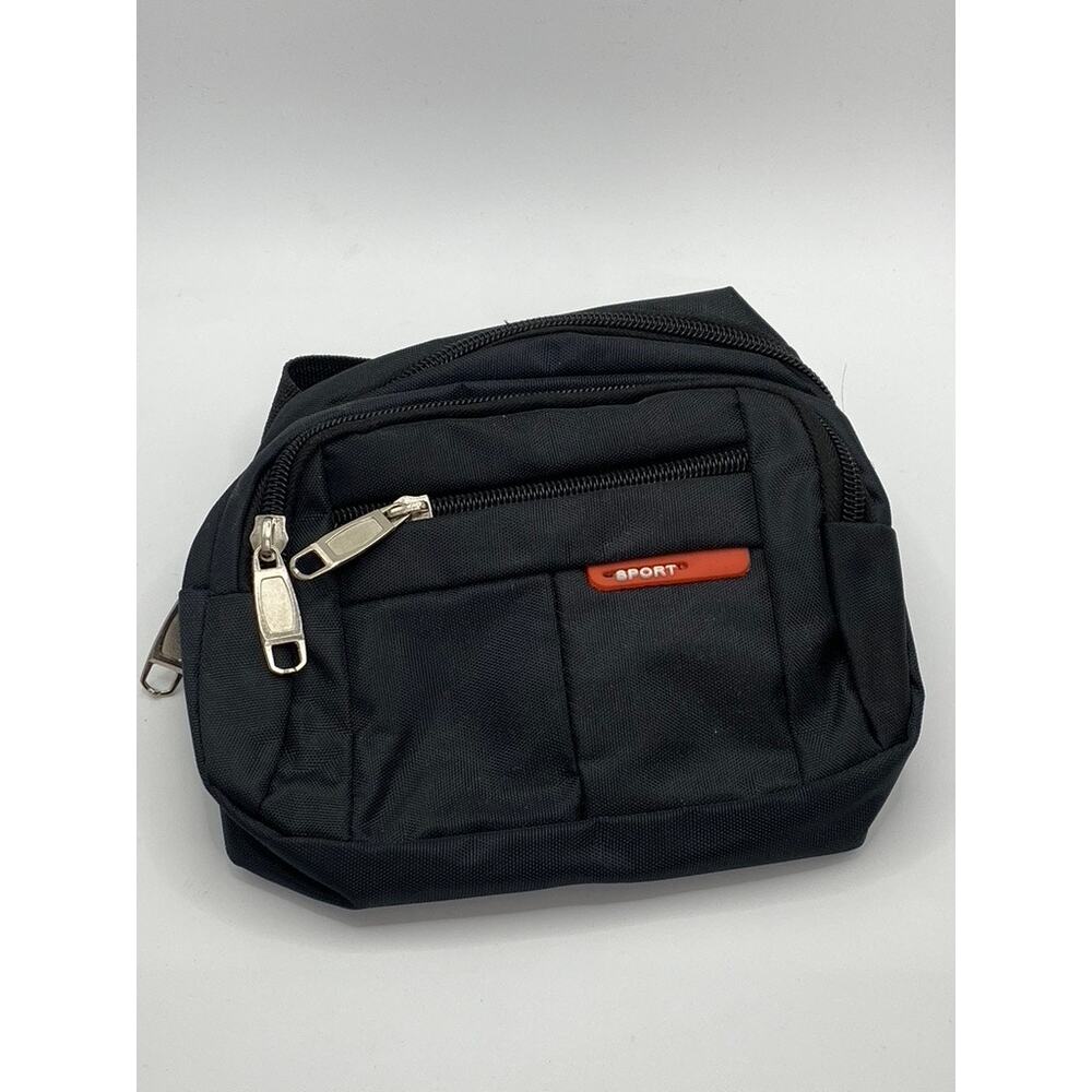 SPORT Unisex Adult Black Multi-Function Waist Belt Bag SZ OS